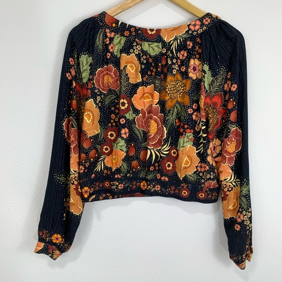 Anthropologie Farm Rio Whitney Blouse S - Picture 5 of 8